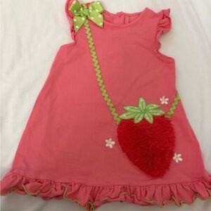 Good Lad Pink Strawberry Dress